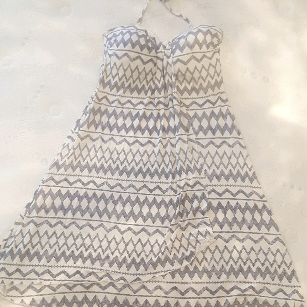Skaye Demi Bandeau Dress Cover Up with Cascade